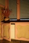 Heizungsverkleidung Friseur Kaiserschnitt, MDF lackiert
